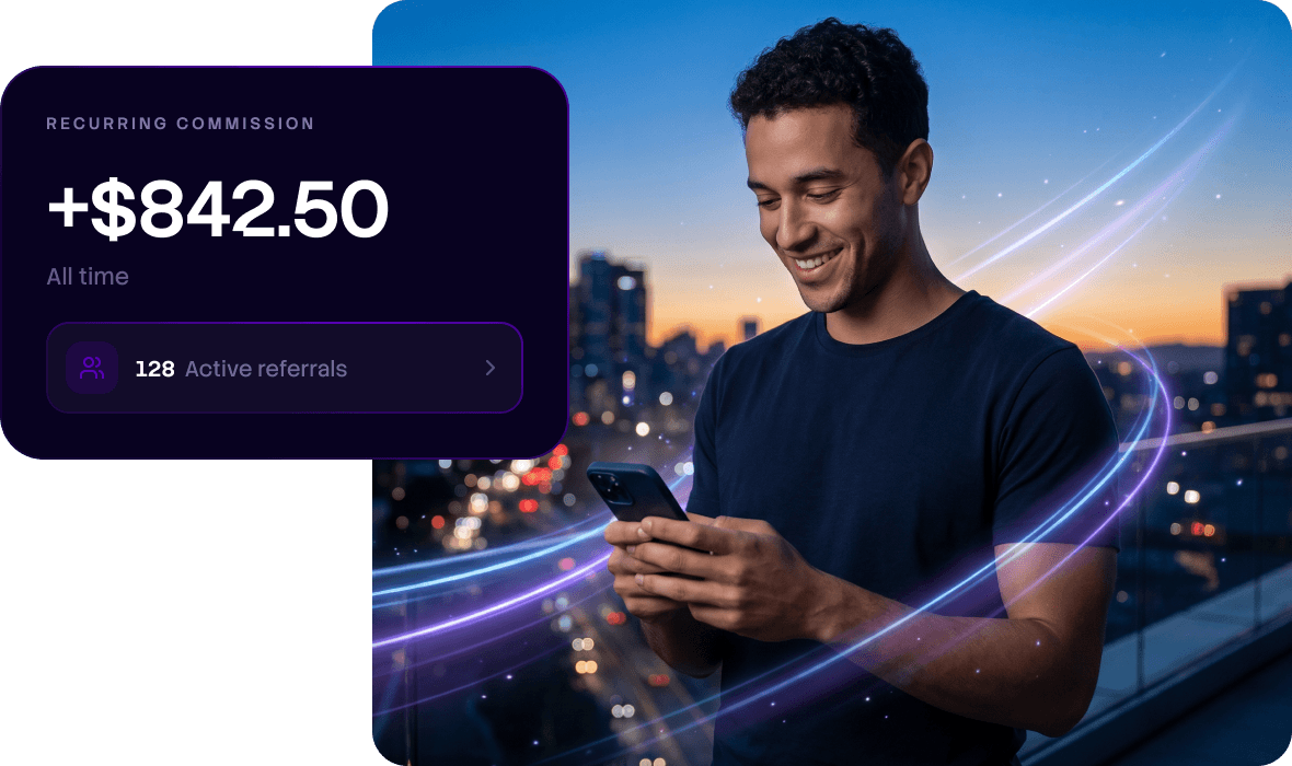 Earn life-time commissions