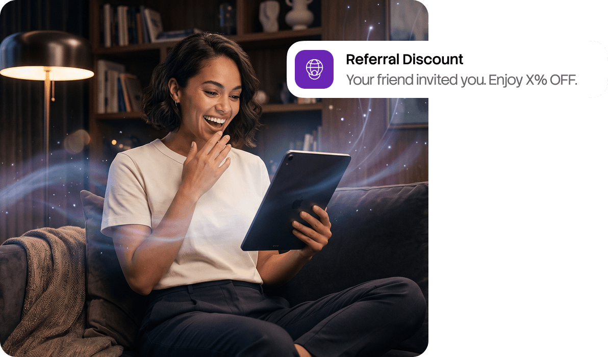 Your referee gets a discount